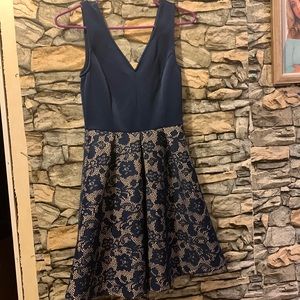 size small blue dress never worn